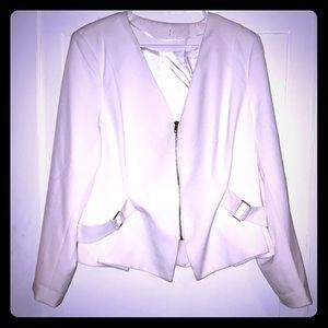 City Chic Trendy Plus Buckled Moto Jacket